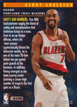 1996-97 Stadium Club Members Only 55 #7 Kenny Anderson Back