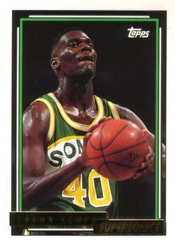 1992-93 Topps - Gold #267 Shawn Kemp Front