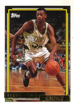 1992-93 Topps - Gold #297 Reggie Lewis Front