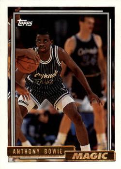 1992-93 Topps - Gold #15 Anthony Bowie Front