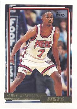 1992-93 Topps - Gold #95 Kenny Anderson Front