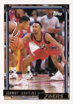 1992-93 Topps - Gold #168 Johnny Dawkins Front