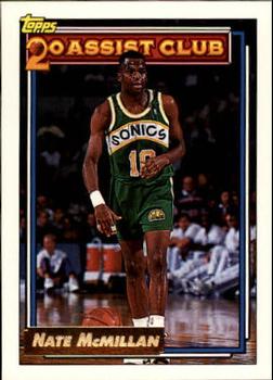 1992-93 Topps - Gold #220 Nate McMillan Front