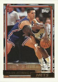 1992-93 Topps - Gold #234 Drazen Petrovic Front