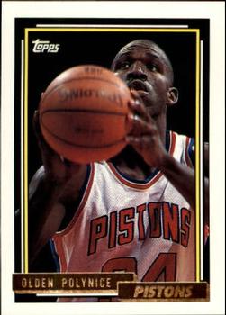 1992-93 Topps - Gold #265 Olden Polynice Front