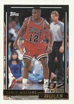1992-93 Topps - Gold #271 Corey Williams Front