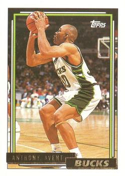 1992-93 Topps - Gold #321 Anthony Avent Front