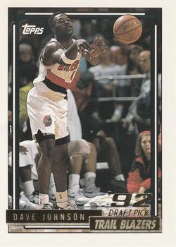 1992-93 Topps - Gold #382 Dave Johnson Front