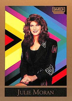 1990-91 SkyBox - Broadcasters #NNO Julie Moran Front
