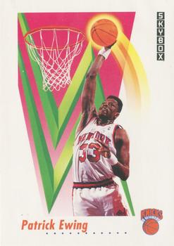 1991-92 SkyBox - Prototypes #189 Patrick Ewing Front