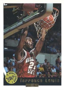 1992 Classic Draft Picks - Gold #16 Terrence Lewis Front
