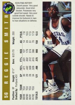 1992 Classic Draft Picks - Gold #56 Reggie Smith Back