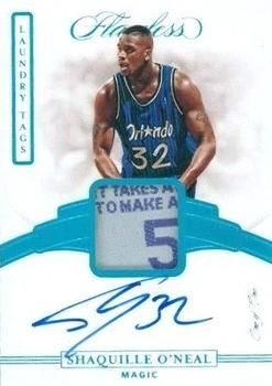 2019-20 Panini Flawless - Laundry Tags Autographs #LT-SON Shaquille O'Neal Front