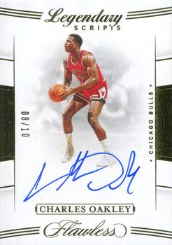 2019-20 Panini Flawless - Legendary Scripts Gold #LS-CHO Charles Oakley Front
