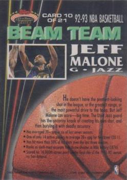 1992-93 Stadium Club - Beam Team Members Only #10 Jeff Malone Back