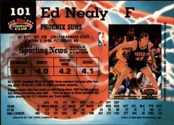 1992-93 Stadium Club - Members Only #101 Ed Nealy Back