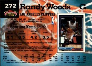1992-93 Stadium Club - Members Only #272 Randy Woods Back