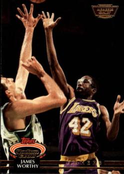 1992-93 Stadium Club - Members Only #327 James Worthy Front
