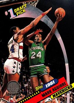 1992-93 Topps Archives - Gold #1 Mark Aguirre Front