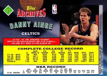 1992-93 Topps Archives - Gold #13 Danny Ainge Back