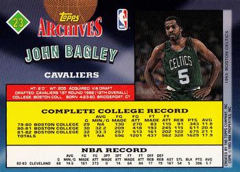 1992-93 Topps Archives - Gold #23 John Bagley Back