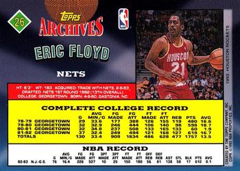 1992-93 Topps Archives - Gold #26 Eric Floyd Back