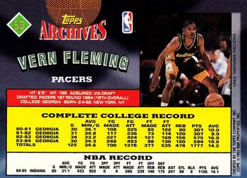 1992-93 Topps Archives - Gold #50 Vern Fleming Back