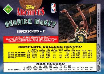 1992-93 Topps Archives - Gold #95 Derrick McKey Back