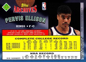 1992-93 Topps Archives - Gold #122 Pervis Ellison Back