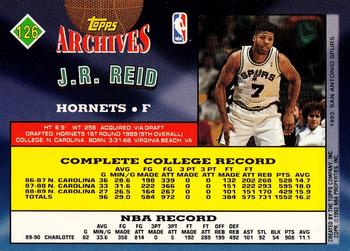 1992-93 Topps Archives - Gold #126 J.R. Reid Back