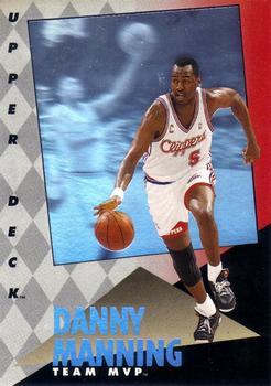 1992-93 Upper Deck MVP Holograms #12 Danny Manning Front