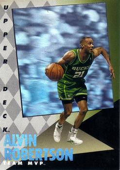 1992-93 Upper Deck MVP Holograms #15 Alvin Robertson Front