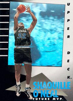 1992-93 Upper Deck MVP Holograms #35 Shaquille O'Neal Front