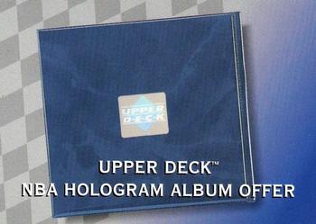 1992-93 Upper Deck MVP Holograms #NNO Album Offer Card Front