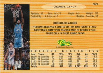 1993 Classic Draft Picks - Chromium Draft Stars #DS29 George Lynch Back