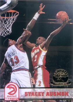 1993-94 Hoops - Fifth Anniversary Gold #1 Stacey Augmon Front