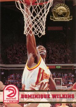 1993-94 Hoops - Fifth Anniversary Gold #7 Dominique Wilkins Front