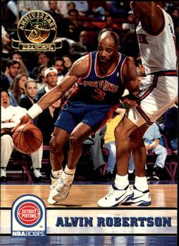 1993-94 Hoops - Fifth Anniversary Gold #65 Alvin Robertson Front