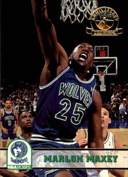 1993-94 Hoops - Fifth Anniversary Gold #131 Marlon Maxey Front