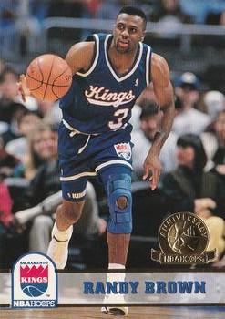 1993-94 Hoops - Fifth Anniversary Gold #187 Randy Brown Front