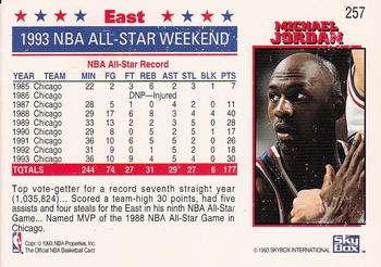 1993-94 Hoops - Fifth Anniversary Gold #257 Michael Jordan Back
