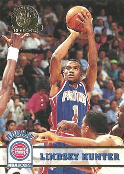 1993-94 Hoops - Fifth Anniversary Gold #333 Lindsey Hunter Front