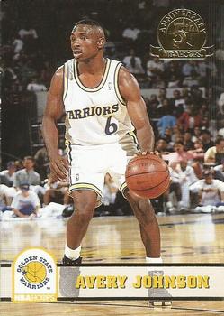 1993-94 Hoops - Fifth Anniversary Gold #340 Avery Johnson Front