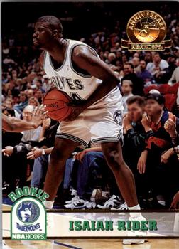 1993-94 Hoops - Fifth Anniversary Gold #367 Isaiah Rider Front