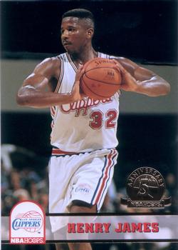 1993-94 Hoops - Fifth Anniversary Gold #352 Henry James Front