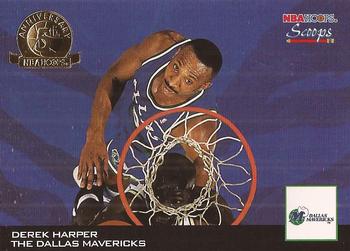 1993-94 Hoops - Scoops Fifth Anniversary Gold #HS6 Derek Harper Front