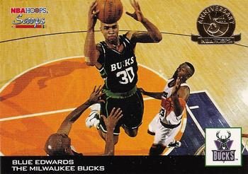 1993-94 Hoops - Scoops Fifth Anniversary Gold #HS15 Blue Edwards Front
