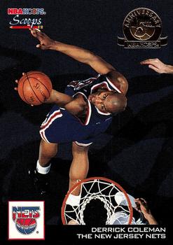 1993-94 Hoops - Scoops Fifth Anniversary Gold #HS17 Derrick Coleman Front