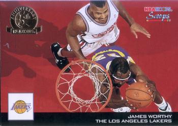 1993-94 Hoops - Scoops Fifth Anniversary Gold #HS13 James Worthy Front