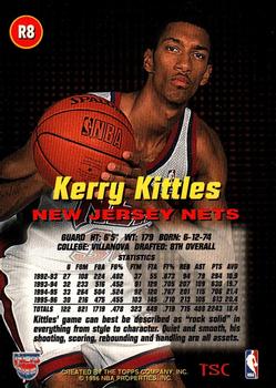 1996-97 Stadium Club - Rookies (Series One) #R8 Kerry Kittles Back